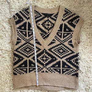 Oversized Sweater Vest